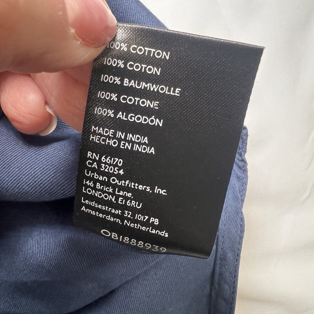 We The Free Shirt Men’s Size M Blue Button Down Long Sleeve 100% Cotton Preppy - Picture 12 of 12